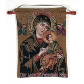 Perpetual Help 13x18 Tapestry Wall Hanging #1318-PH