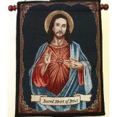 Sacred Heart 13x18 Tapestry Wall Hanging 1318-SHJ