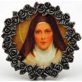 St Therese Mini Pewter Frame #MPF-STT