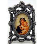Queen of Angels Pewter Frame #MOPF-QA