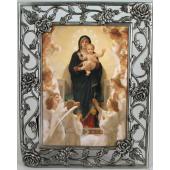 Queen of Angels 5x7 Rose Pewter Frame #57PF-QA