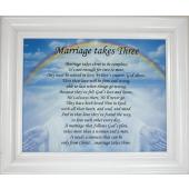 Marriage Takes Three Plaque #810F-MT3