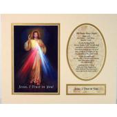 The Divine Mercy 8x10 Ready to frame mat #810M-DM