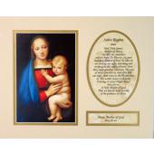 Madonna and Child 8x10 Ready to frame mat #810M-MC4