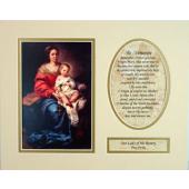 Our Lady of the Rosary 8x10 Ready to frame mat #810M-OLR