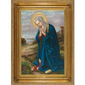 Madonna in Prayer Oil Canvas Painting #2636-MP(b)