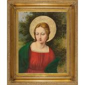 Madonna Oil Canvas Painting #2636-MG