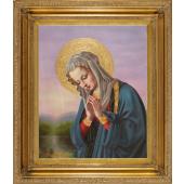 Madonna in Prayer Oil Canvas Painting #2636-MP2