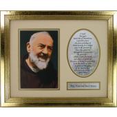 Padre Pio Plaque 8x10 MFS-PP