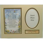 Prayer to St. Francis 8x10 Ready to frame mat #810M-PSTF
