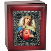 Immaculate Heart 4x5 Keepsake Box SJBX-IHM(m)